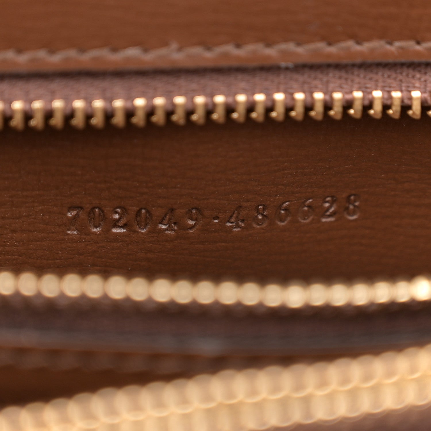 Gucci GG Supreme Monogram Calfskin Medium Horsebit 1955 Top Handle Bag Beige Ebony Brown Sugar 6 of 9
