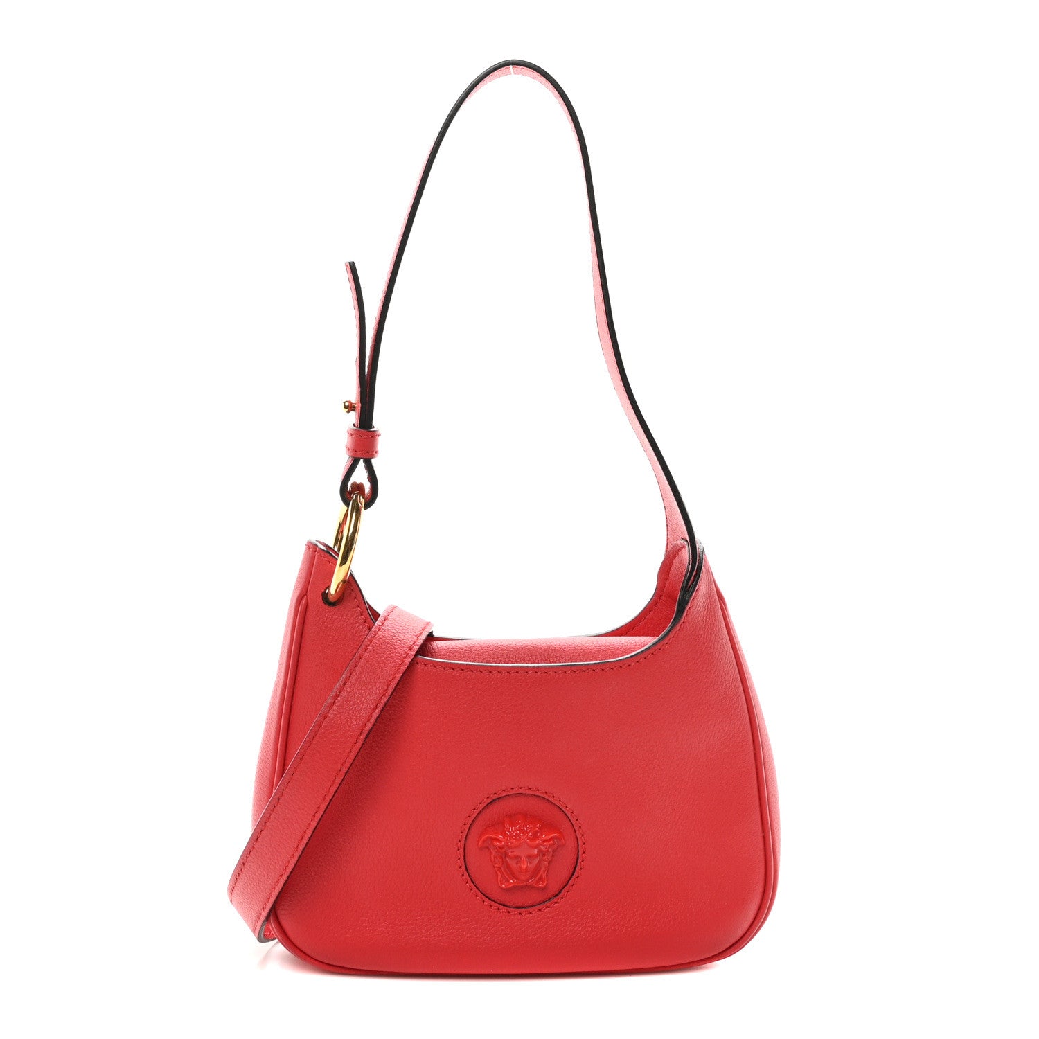 Versace Calfskin La Medusa Mini Hobo Crossbody Canna 1 of 9
