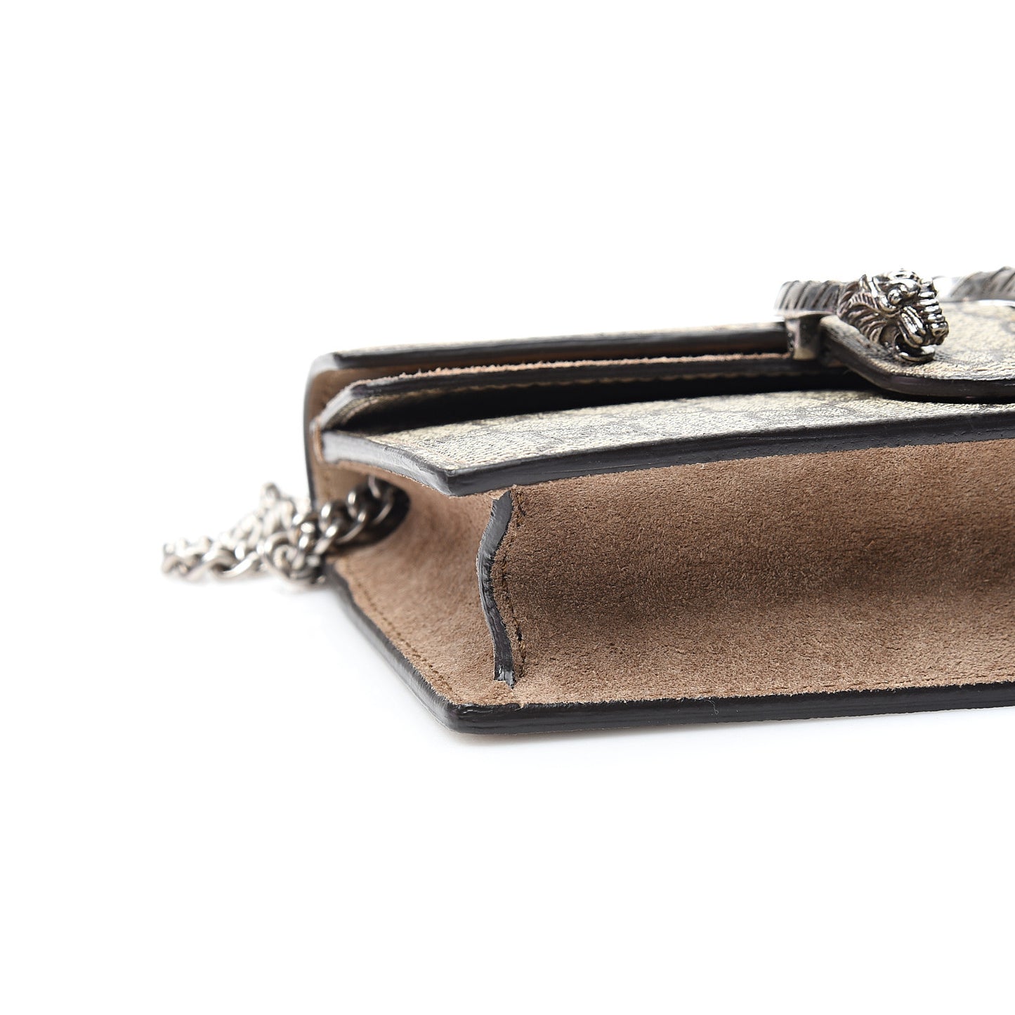 GG Supreme Monogram Super Mini Dionysus Shoulder Bag Taupe