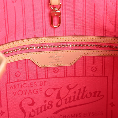 Louis Vuitton Monogram Roses Neverfull MM 6 of 7