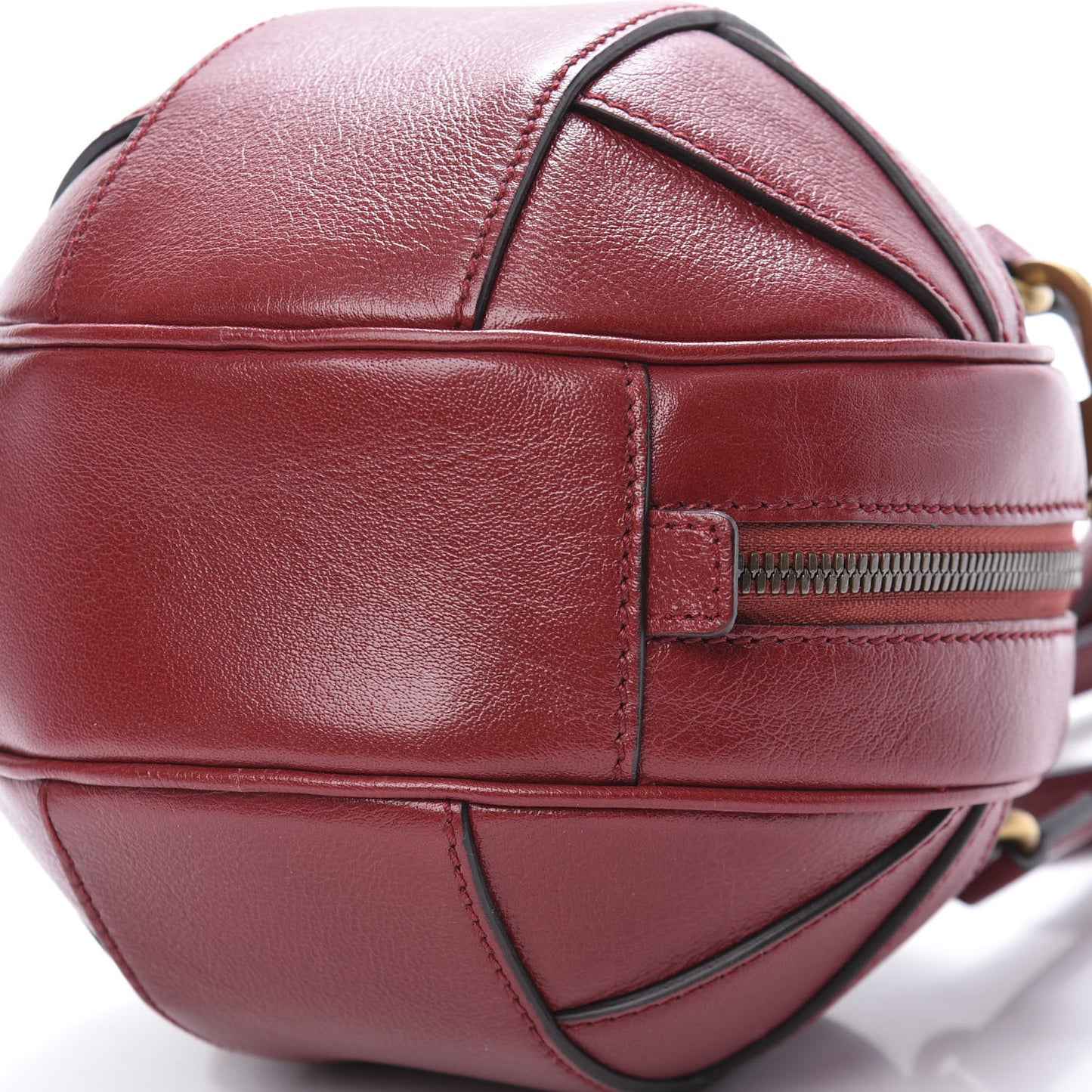 Piuma Lux Energy Mini Tifosa Basketball Shaped Shoulder Bag Romantic Cerise