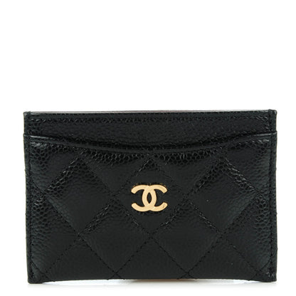 Chanel Caviar Quilted Card Holder Black 1 of 7