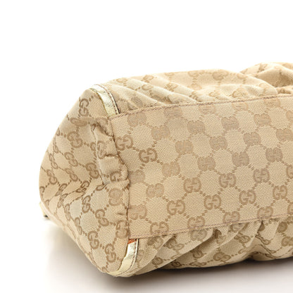 Gucci Monogram Large D Gold Hobo Gold 8 of 10