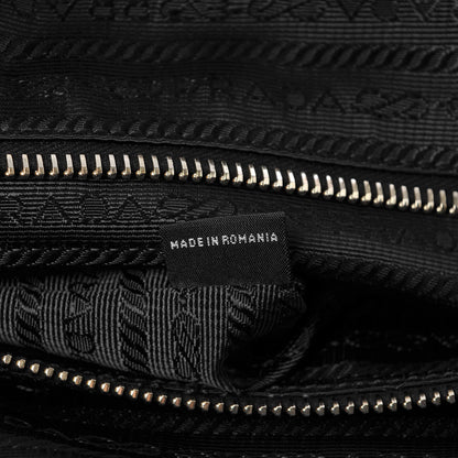 Prada Saffiano Tessuto Nylon Tote Black 6 of 7