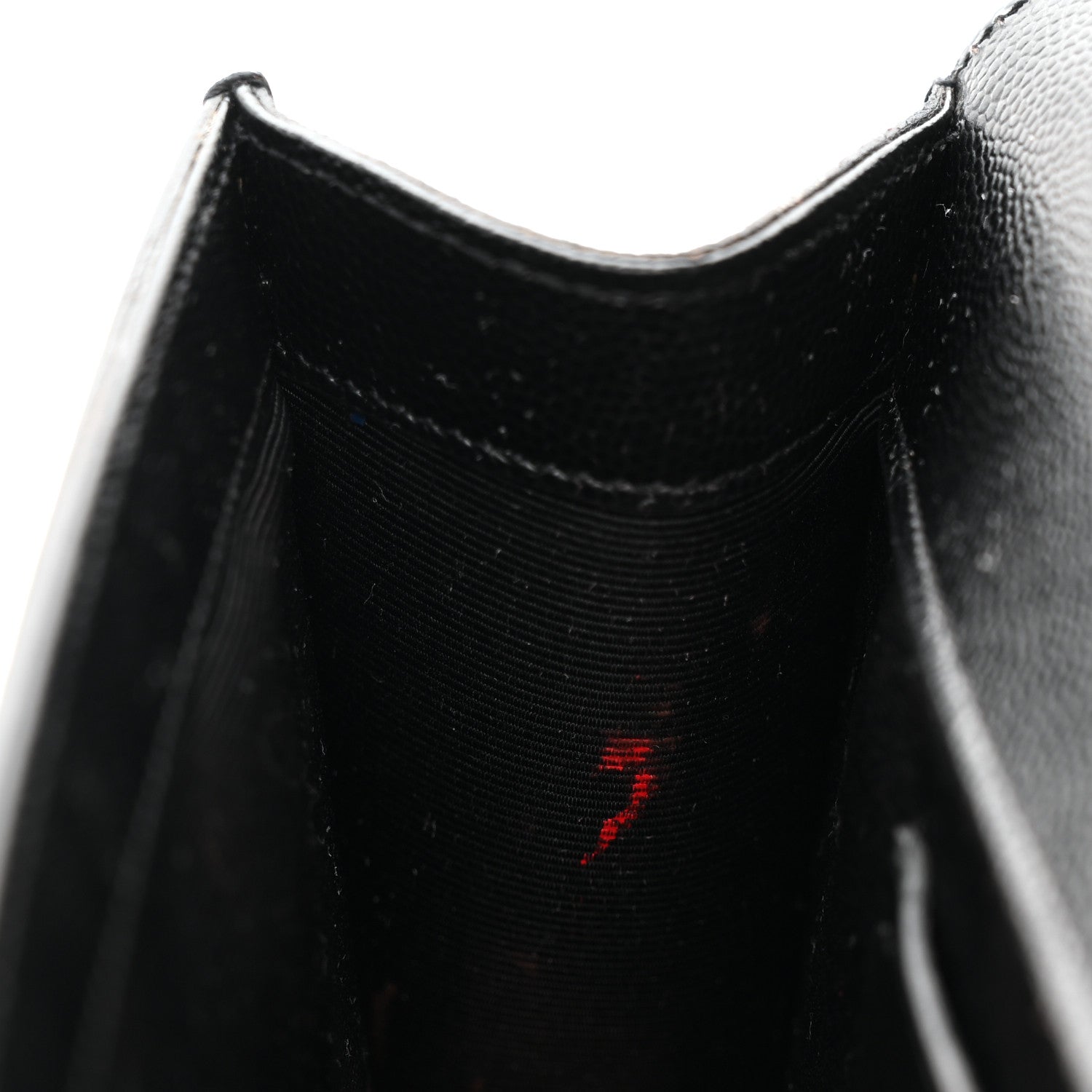 Saint Laurent Grain De Poudre Monogram Cassandre Clutch Black 15 of 17