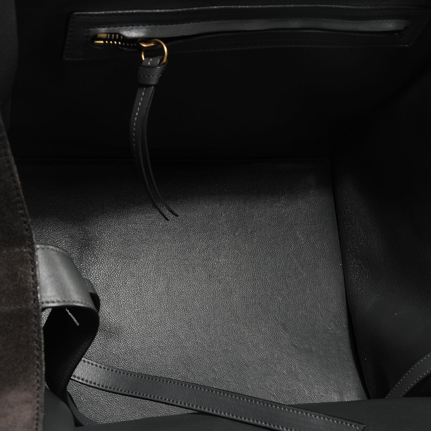 Celine Suede Medium Phantom Luggage Grey 6 of 8