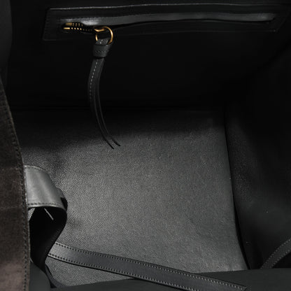 Celine Suede Medium Phantom Luggage Grey 6 of 8