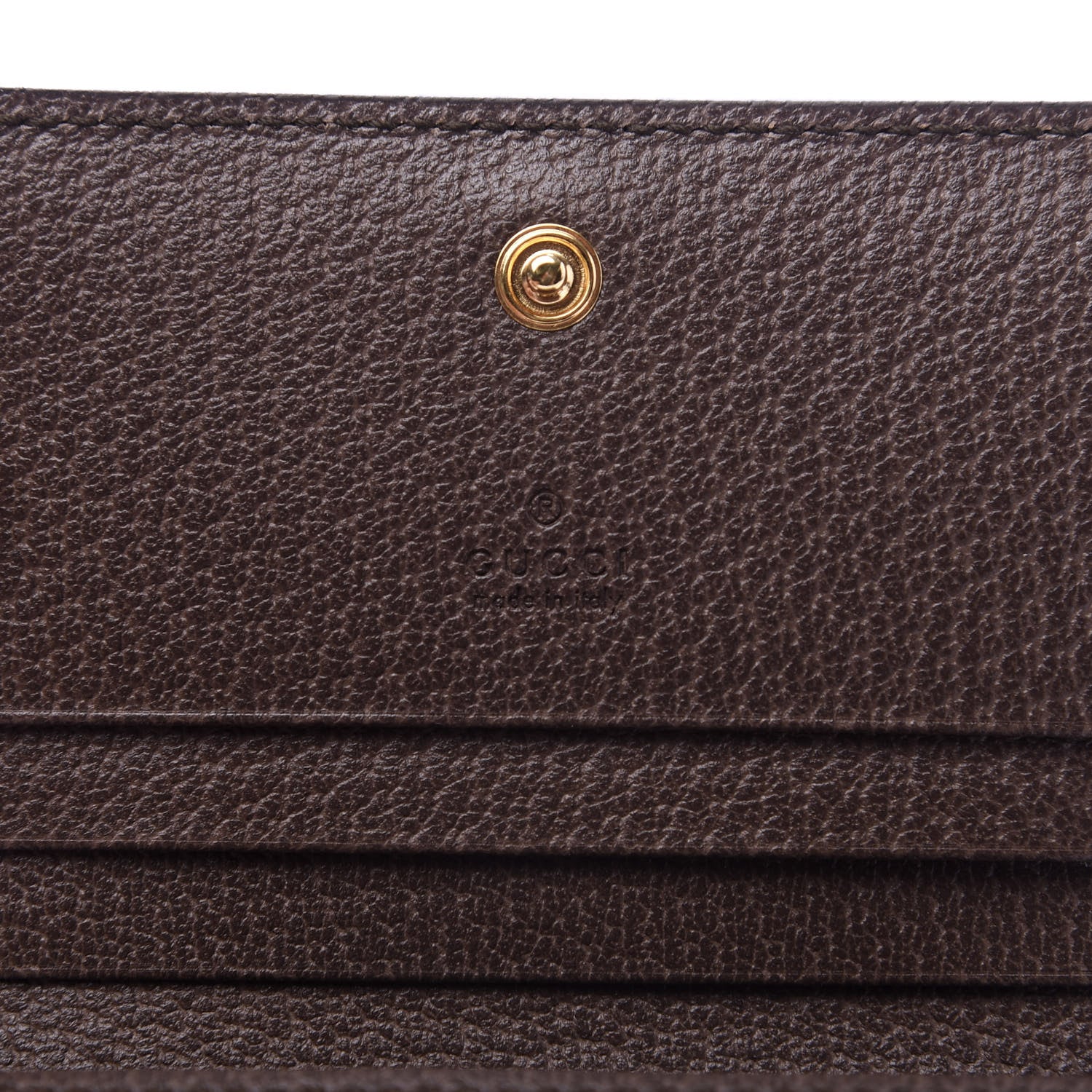Gucci GG Supreme Monogram Web Ophidia Card Case Beige New Acero 6 of 9