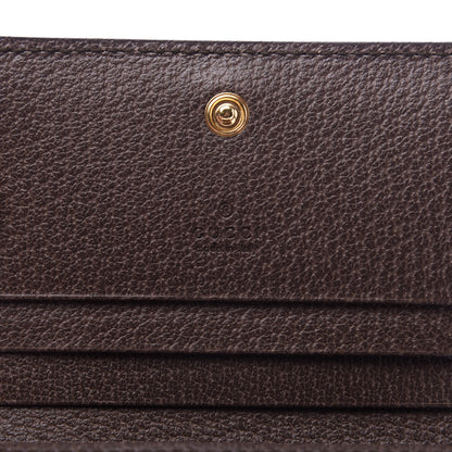 Gucci GG Supreme Monogram Web Ophidia Card Case Beige New Acero 6 of 9
