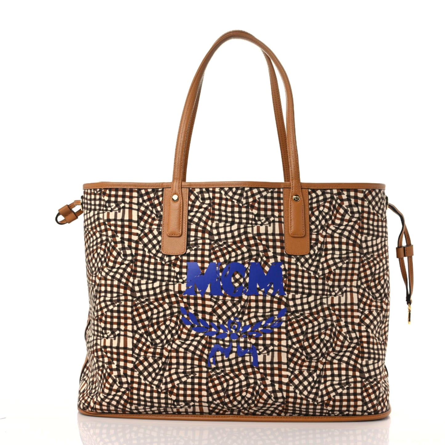 Visetos Large Liz Reversible Shopper Tote Cognac