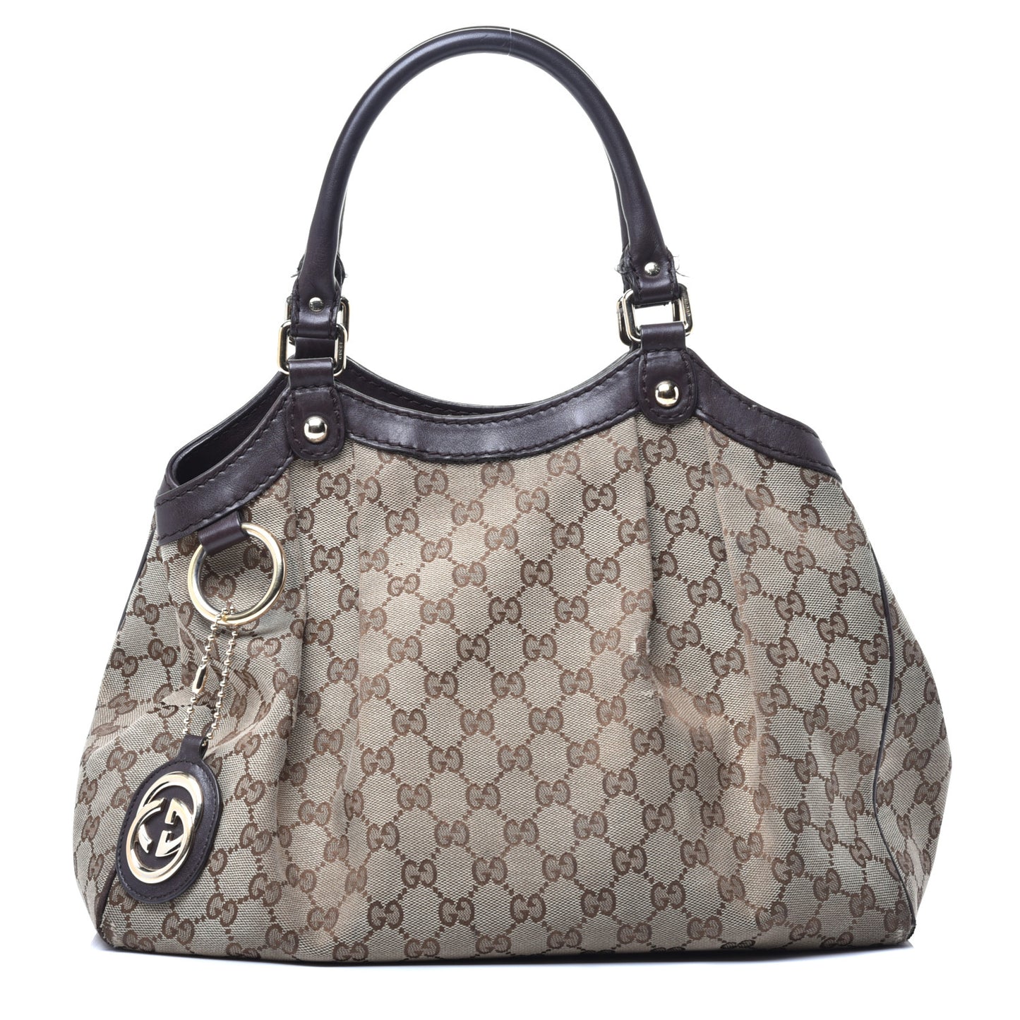 Monogram Medium Sukey Tote Dark Brown