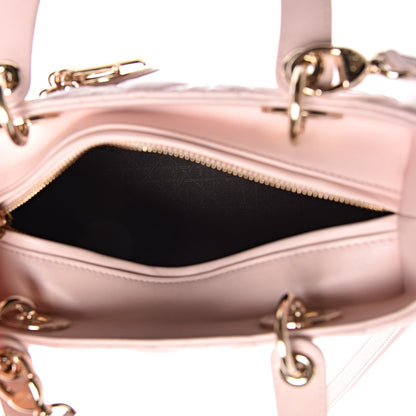 Christian Dior Lambskin Cannage Medium Lady Dior Light Pink 7 of 10