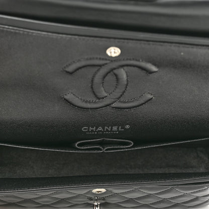 Chanel Patent Quilted Medium Double Flap Black 5 of 10