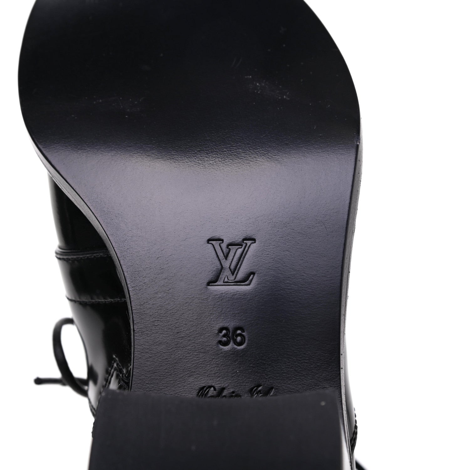 Louis Vuitton Calfskin Ankle Boots 36 Black 6 of 13
