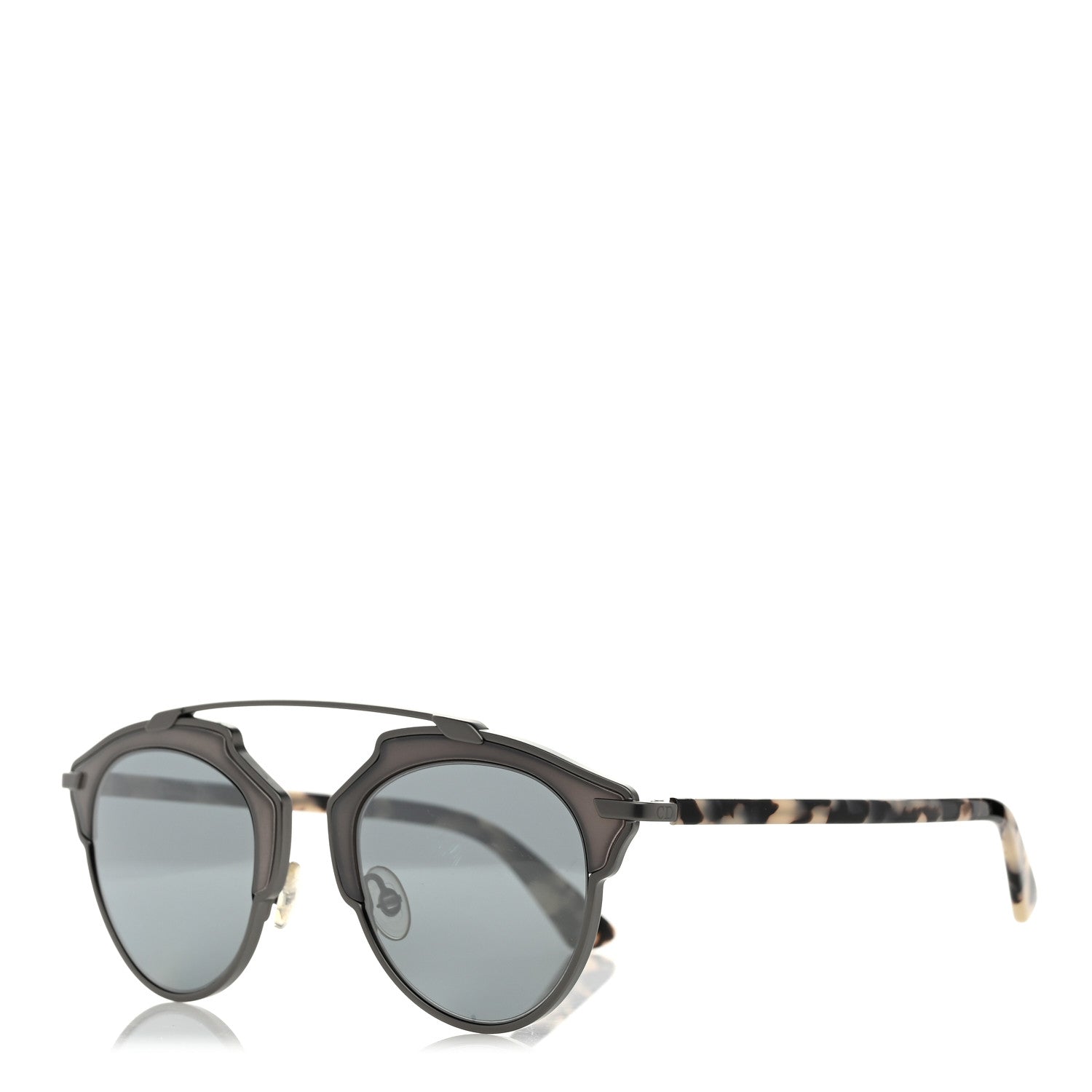 Christian Dior Metal So Real Sunglasses Grey Tortoise 1 of 8