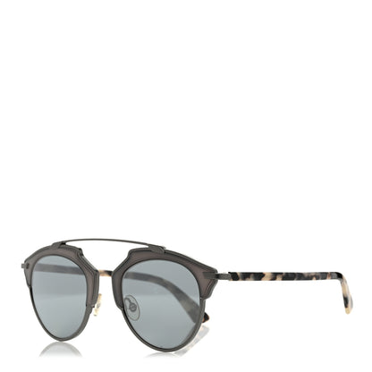 Christian Dior Metal So Real Sunglasses Grey Tortoise 1 of 8