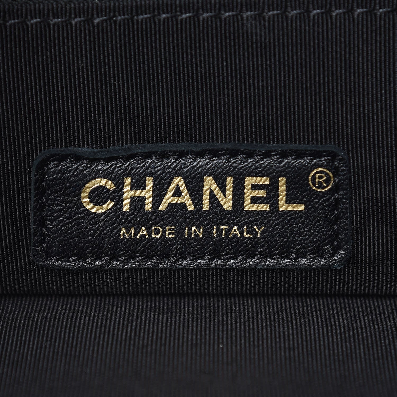 Chanel Patent Calfskin Canvas Printed Large 31 Shopping Bag Black 6 of 9