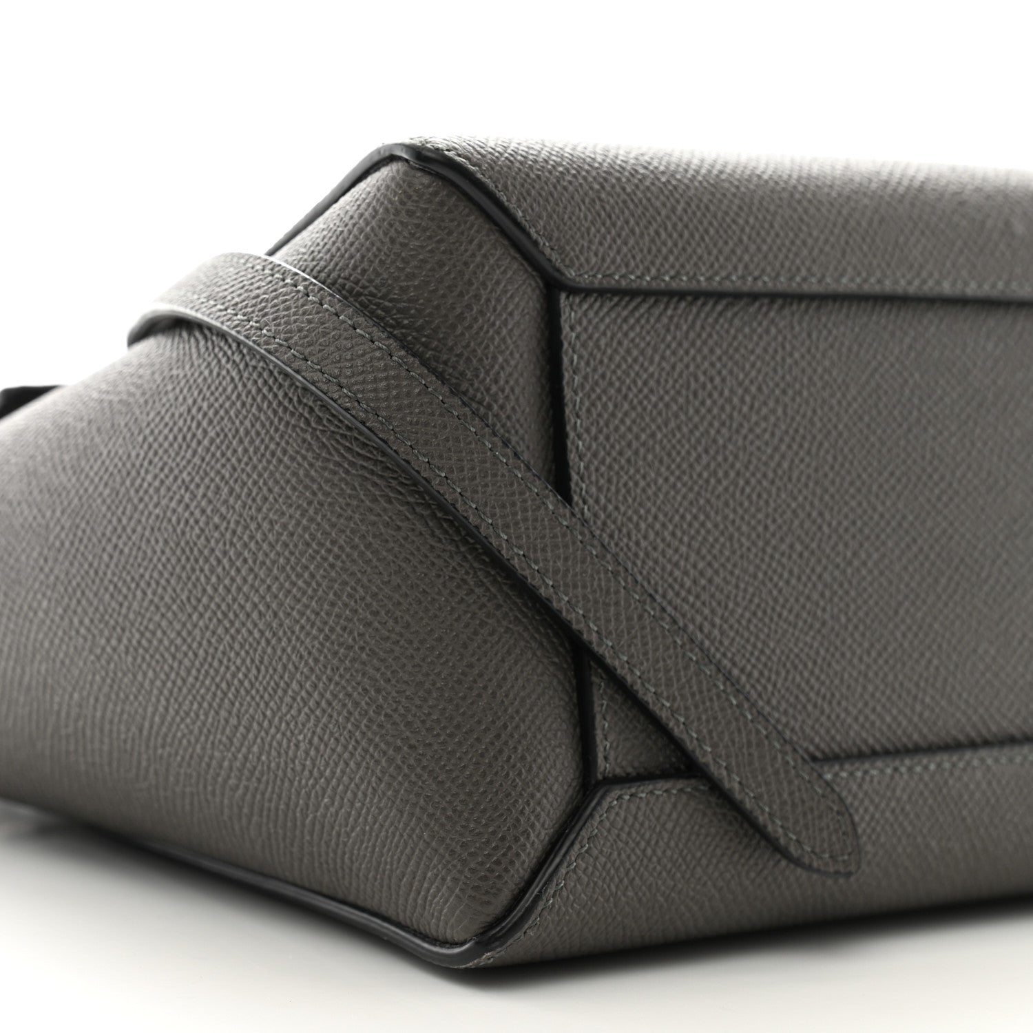 Celine Grained Calfskin Nano Belt Bag Grey 9 of 12