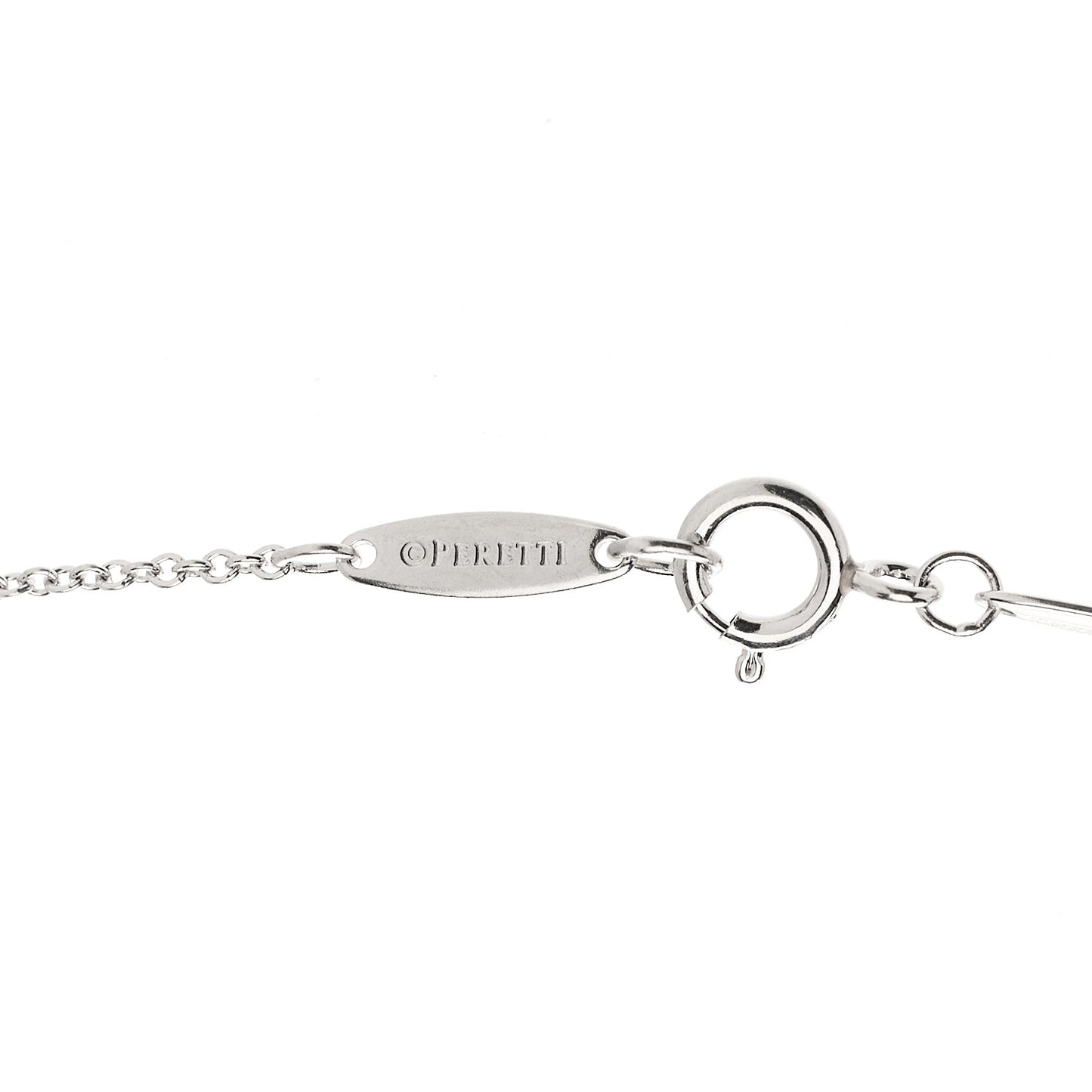 Platinum Diamond Elsa Peretti .70ctw Diamonds by the Yard 5 Station Necklace