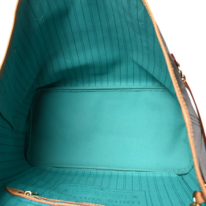 Louis Vuitton Monogram V Neverfull MM Turquoise 6 of 13