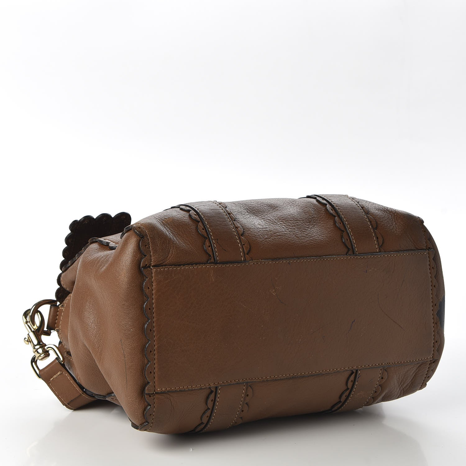Mulberry Soft Matte Calfskin Small Cookie Bayswater Satchel Oak 3 of 12
