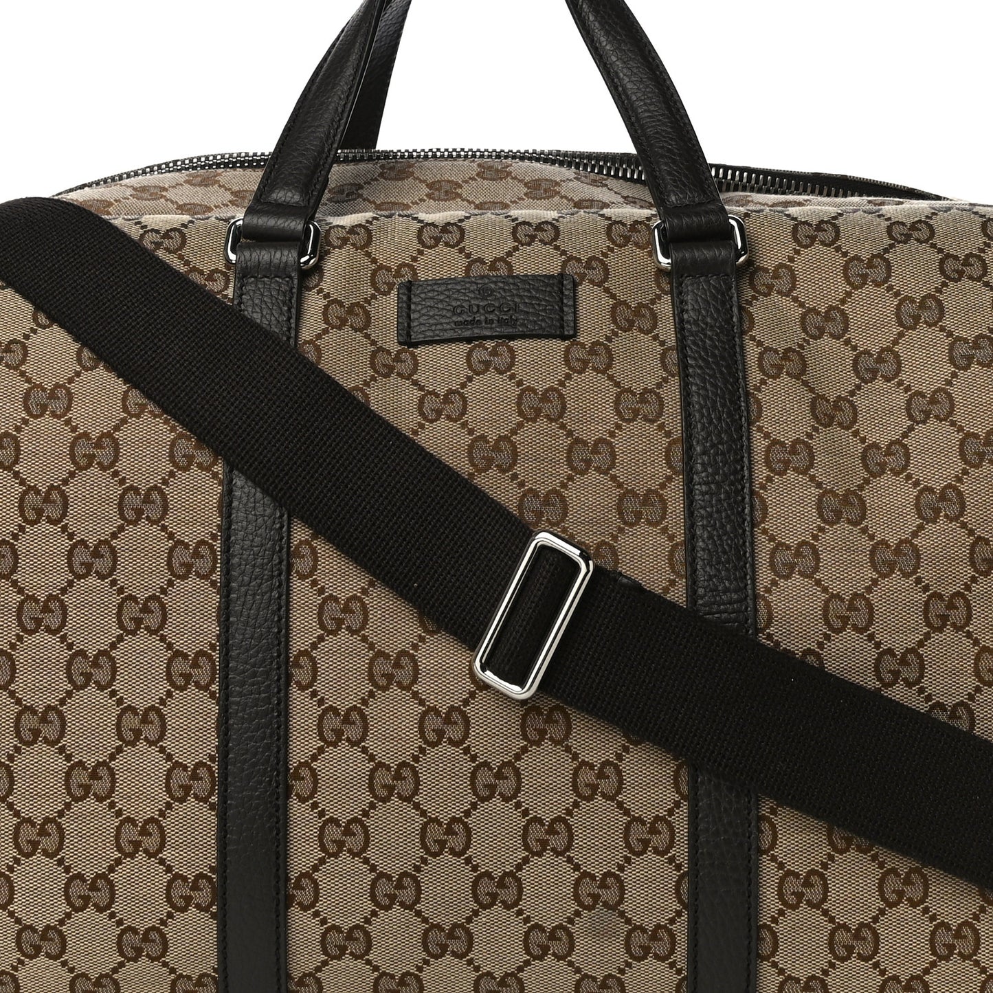 Monogram Dollar Calfskin Boston Duffle Bag Beige Ebony Testa di Moro Marrone Scuro