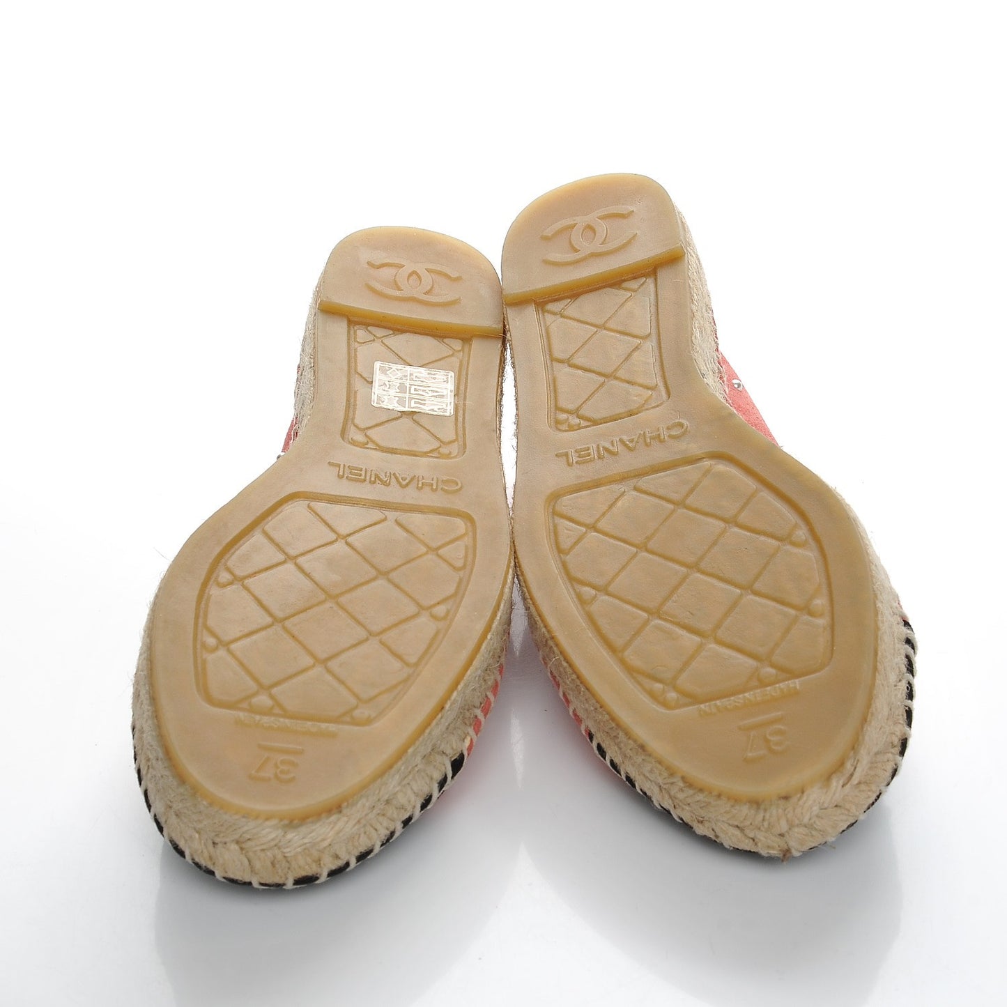 Suede Pearl CC Espadrilles 37 Pink