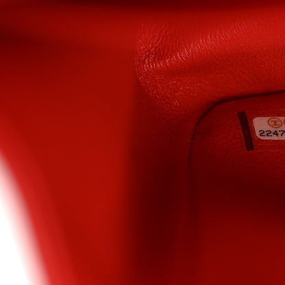 Chanel Lambskin Quilted Jumbo Double Flap Red 7 of 12
