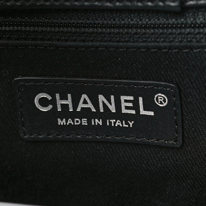 Chanel Caviar Quilted Large CC Bucket Bag Black 5 of 8