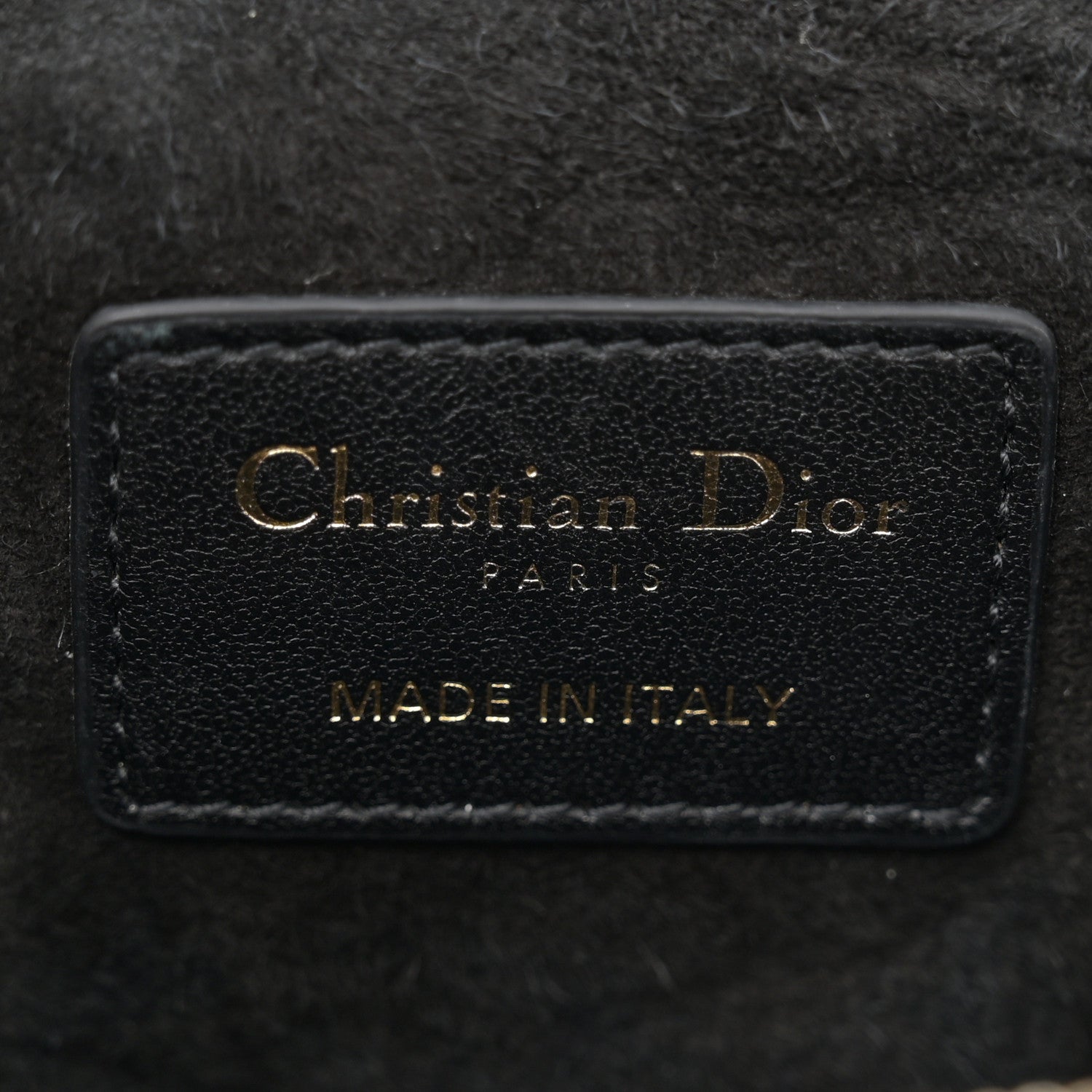 Christian Dior Lambskin Cannage Micro Lady Dior Vanity Case Black 6 of 10