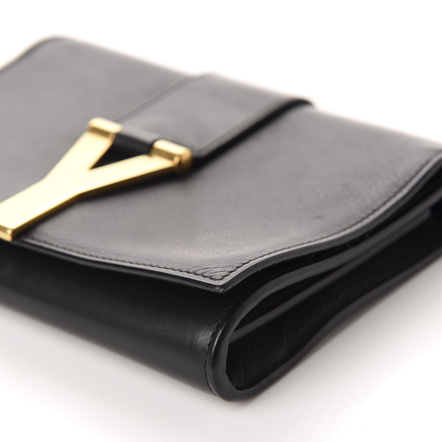 Saint Laurent Calfskin Small Classic Y Satchel Bag Black 7 of 10