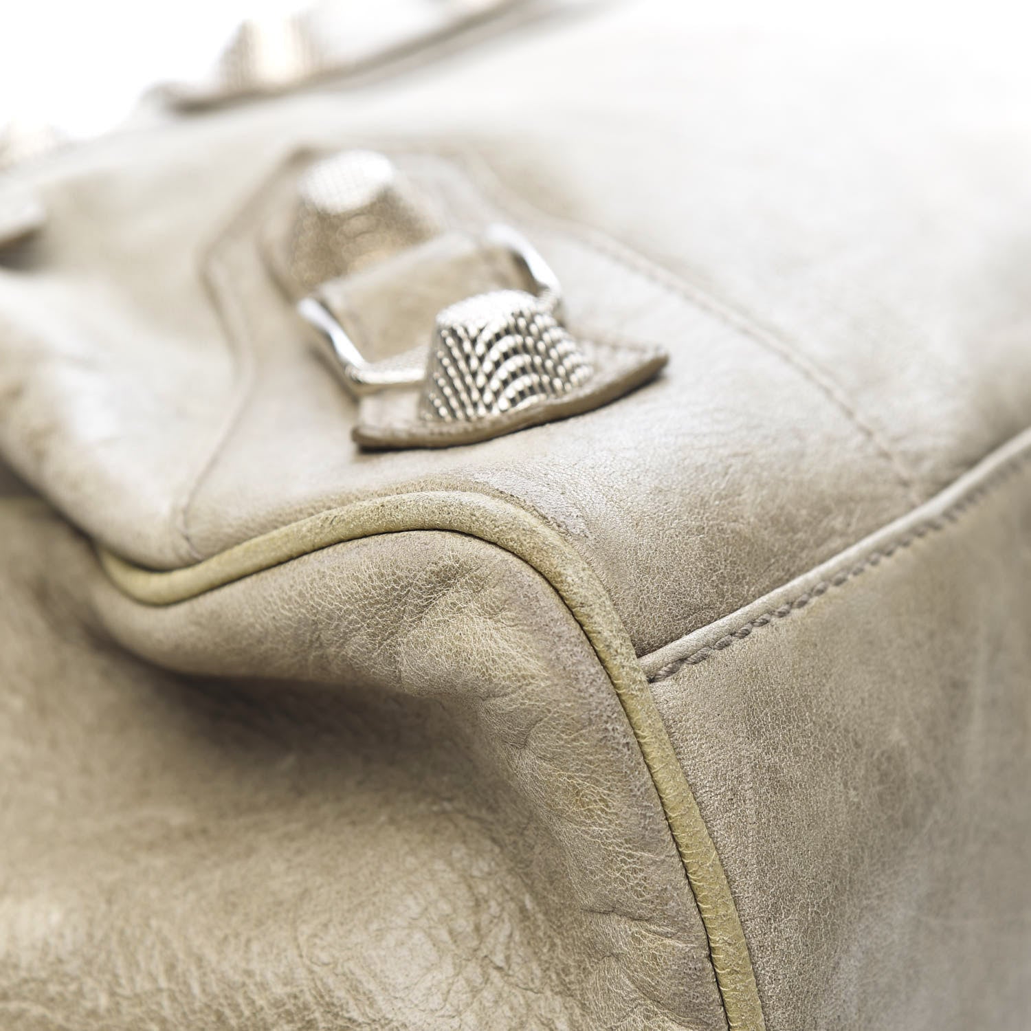 Balenciaga Agneau Giant 21 Silver Hardware Mid Day Papyrus 9 of 16