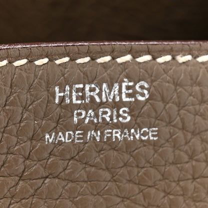 Hermes Taurillon Clemence Lindy 30 Etoupe 6 of 11