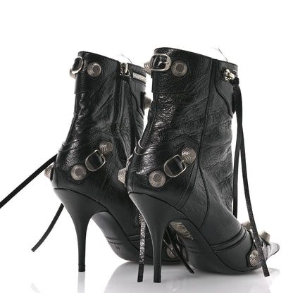 Balenciaga Agneau Arena Cagole 70mm Ankle Boots 37 Black 5 of 8