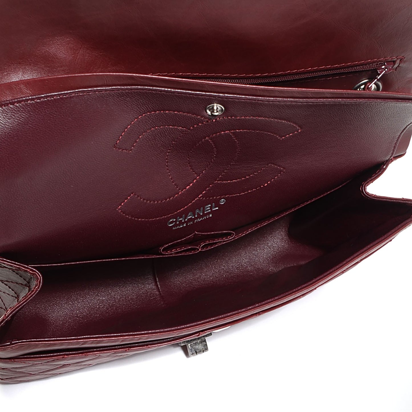 Aged Calfskin 2.55 Reissue 226 Flap Burgundy