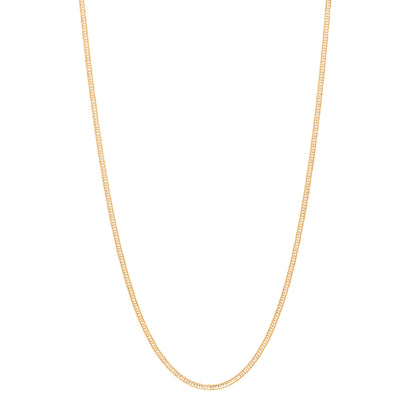Parker & West by FASHIONPHILE 18K Yellow Gold Curb Chain Necklace 19.75" 1 of 6