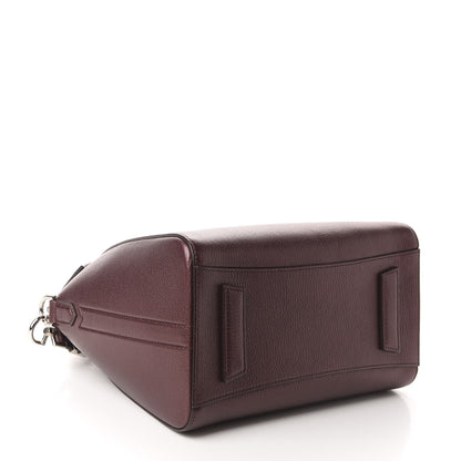 Givenchy Metallic Sugar Goatskin Small Antigona Oxblood 4 of 10
