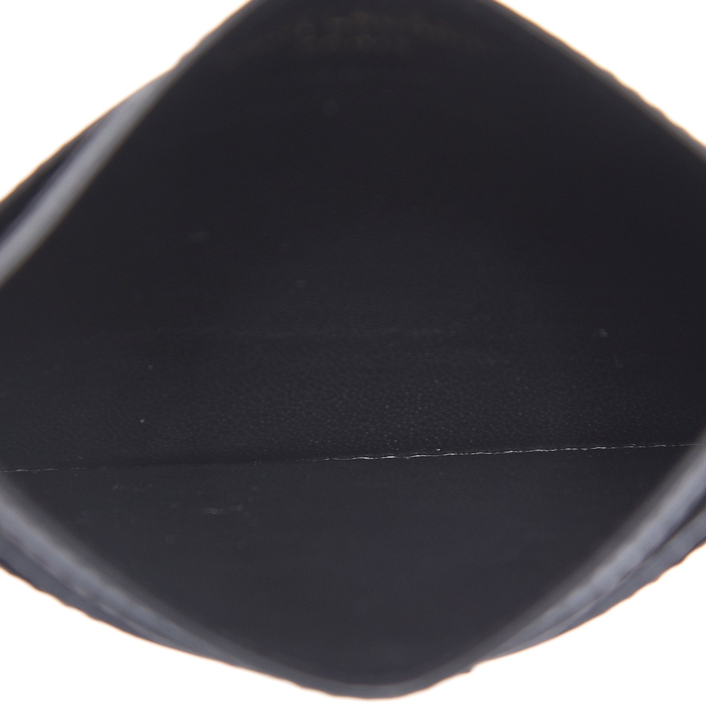Calfskin Monogram Credit Card Case Black