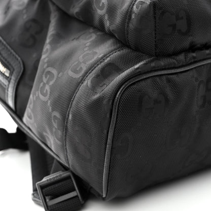 Gucci Econyl Nylon Monogram Off The Grid Backpack Black 8 of 10