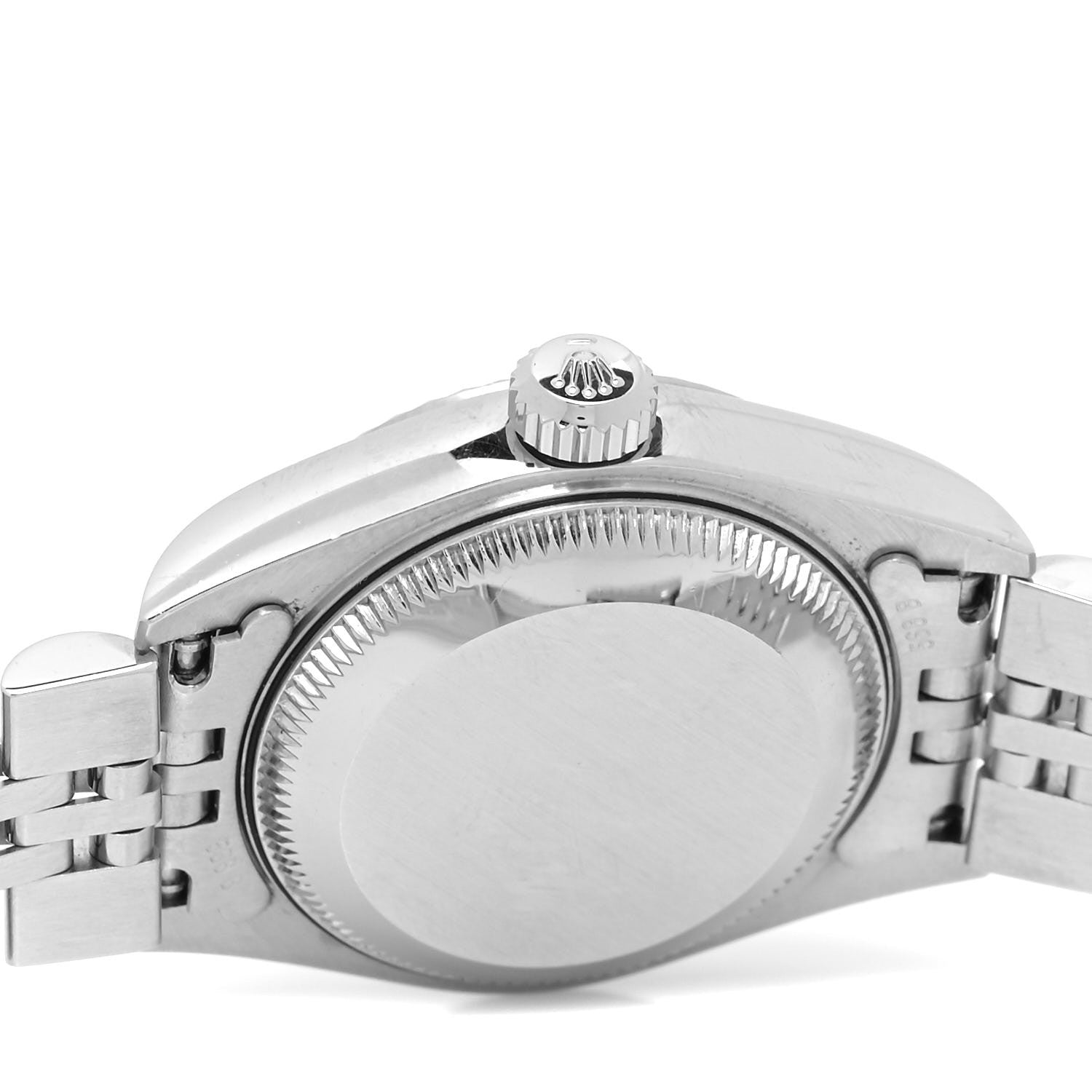 Rolex Stainless Steel 18K White Gold 26mm Oyster Perpetual Datejust Watch White Roman 79174 4 of 5