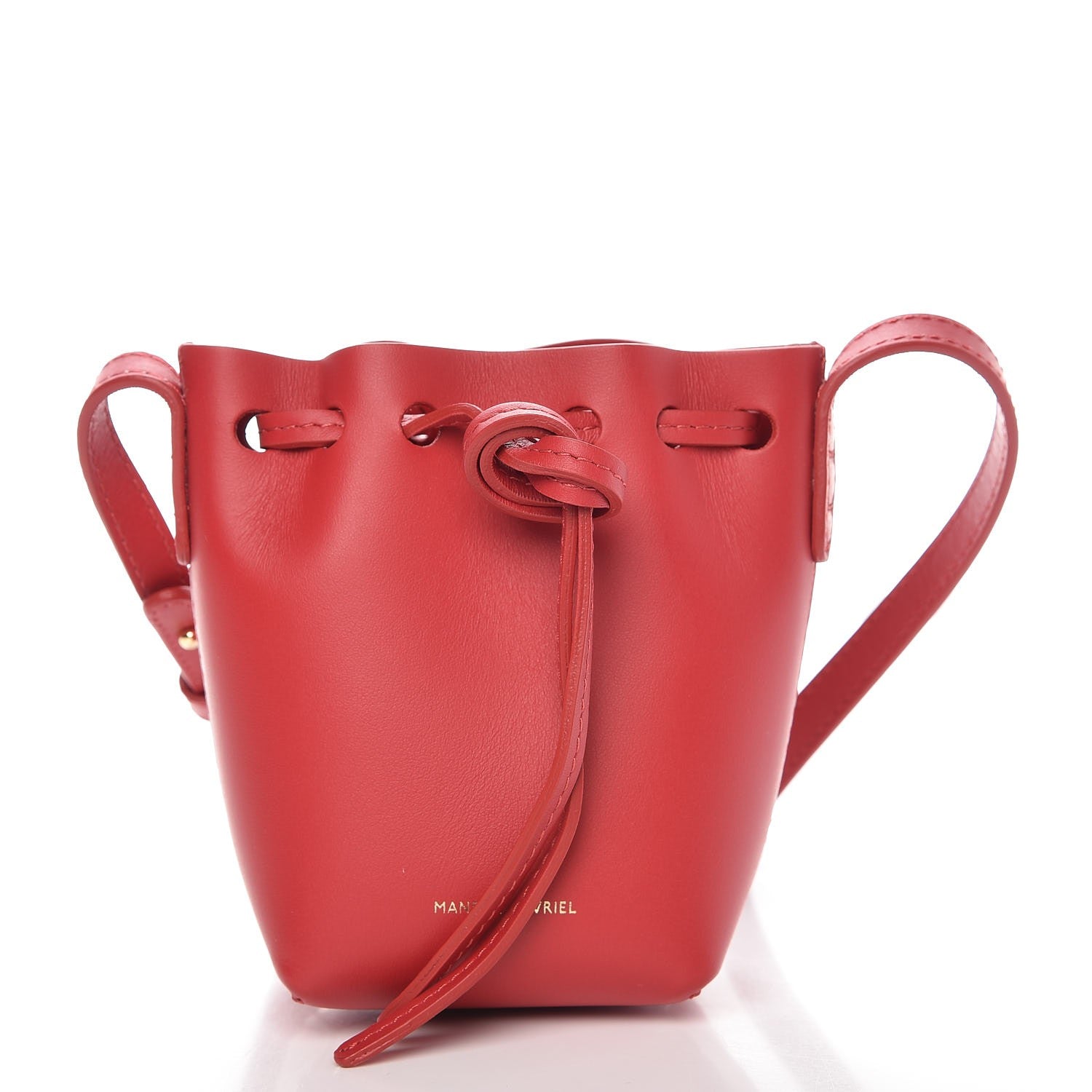 Mansur Gavriel Calfskin Baby Bucket Flamma 1 of 7