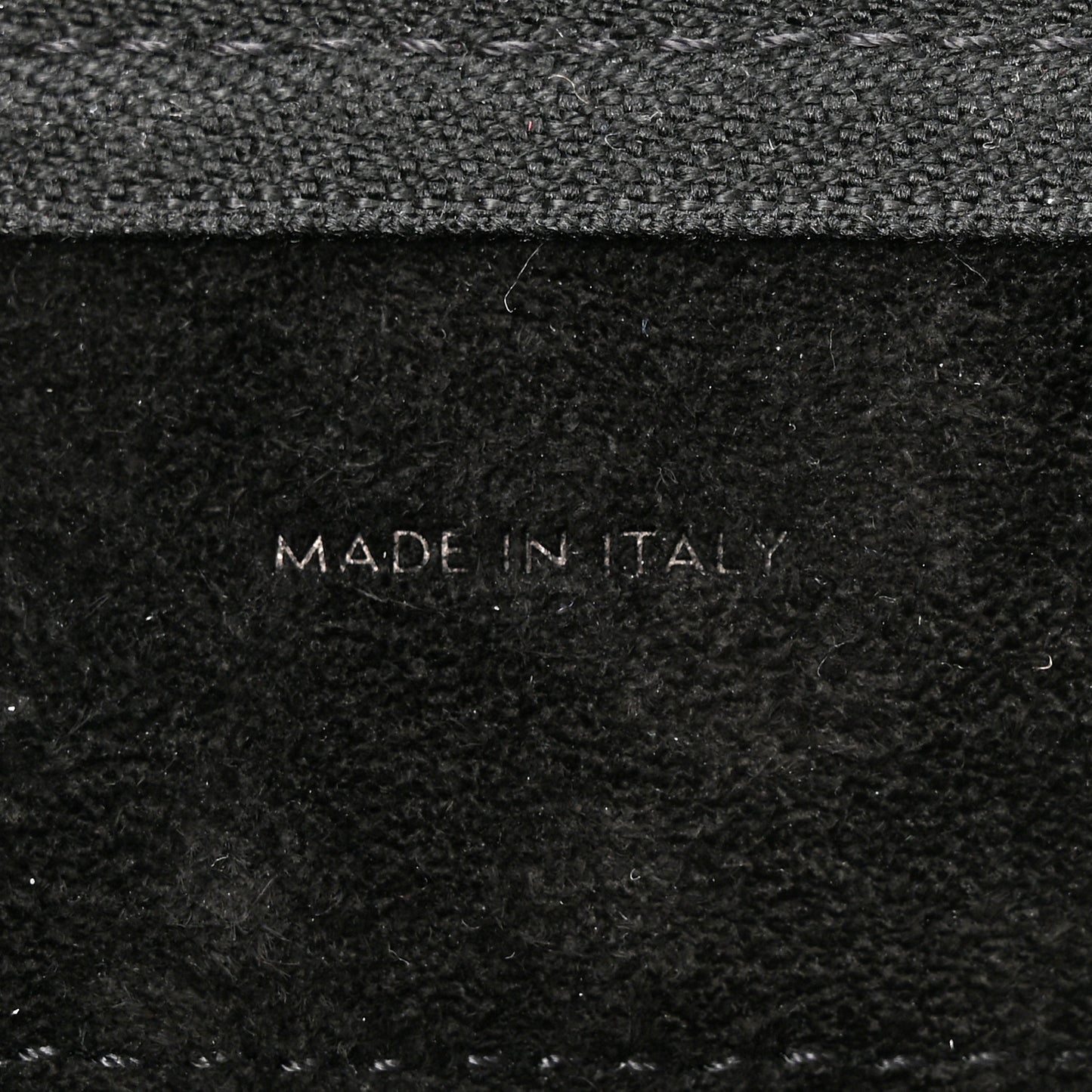 Grained Calfskin Nano Belt Bag Black