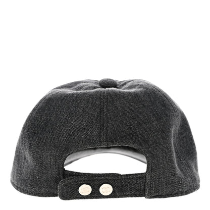 Chanel Cotton Sequin CC Cap Hat Black 5 of 8