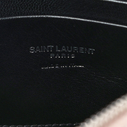 Saint Laurent Grain De Poudre Matelasse Monogram Mini Lou Camera Bag Marble Pink 6 of 10
