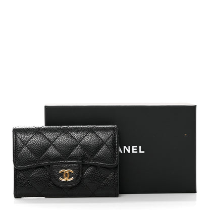 Chanel Caviar Quilted Flap Card Holder Black 9 of 9