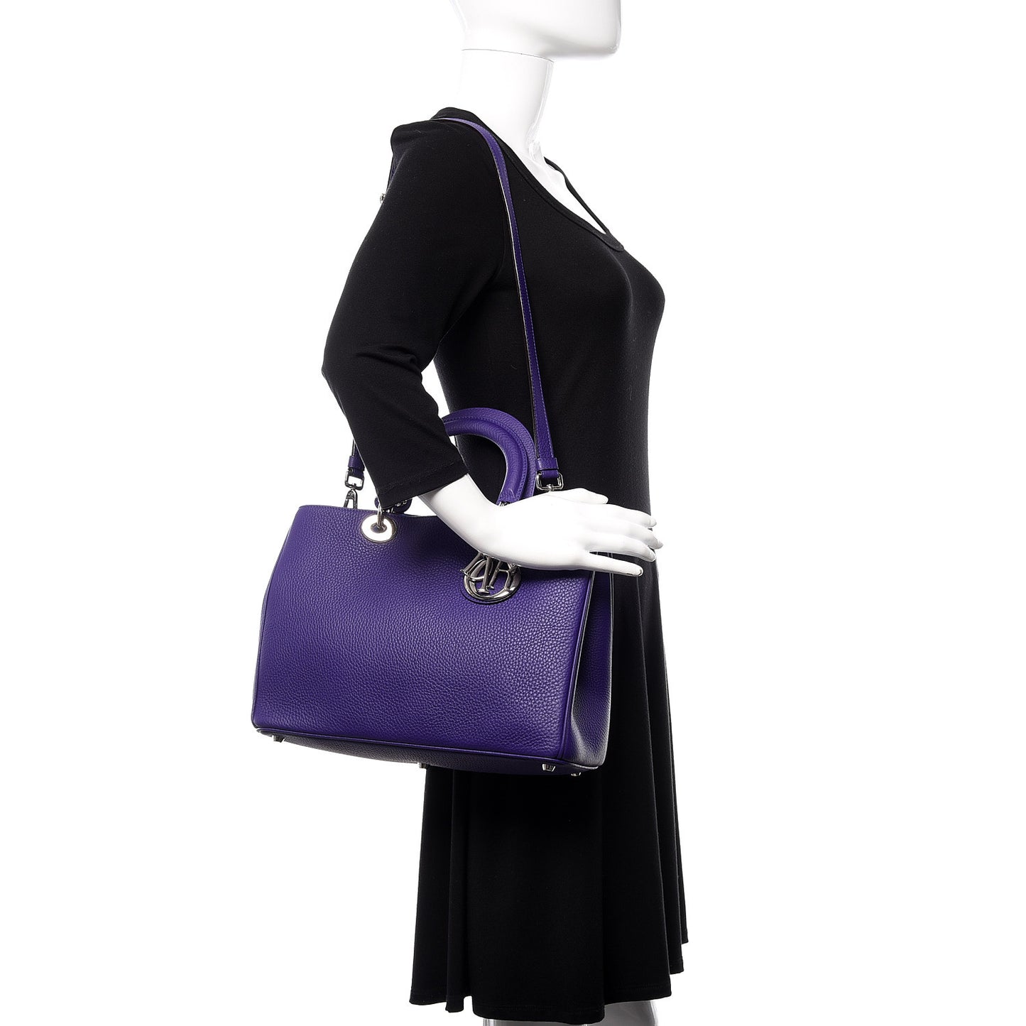 Bullcalf Medium Diorissimo Tote Purple
