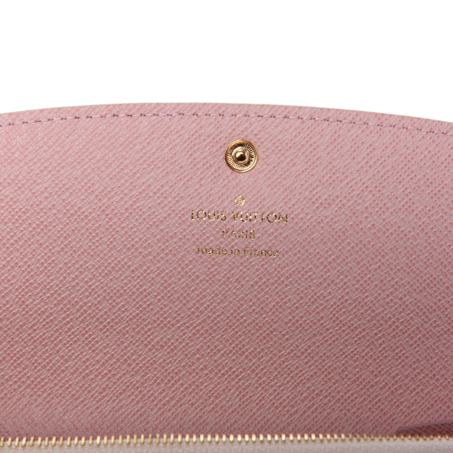 Louis Vuitton Damier Azur Emilie Wallet Rose Ballerine 6 of 7