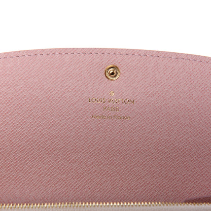 Louis Vuitton Damier Azur Emilie Wallet Rose Ballerine 6 of 7