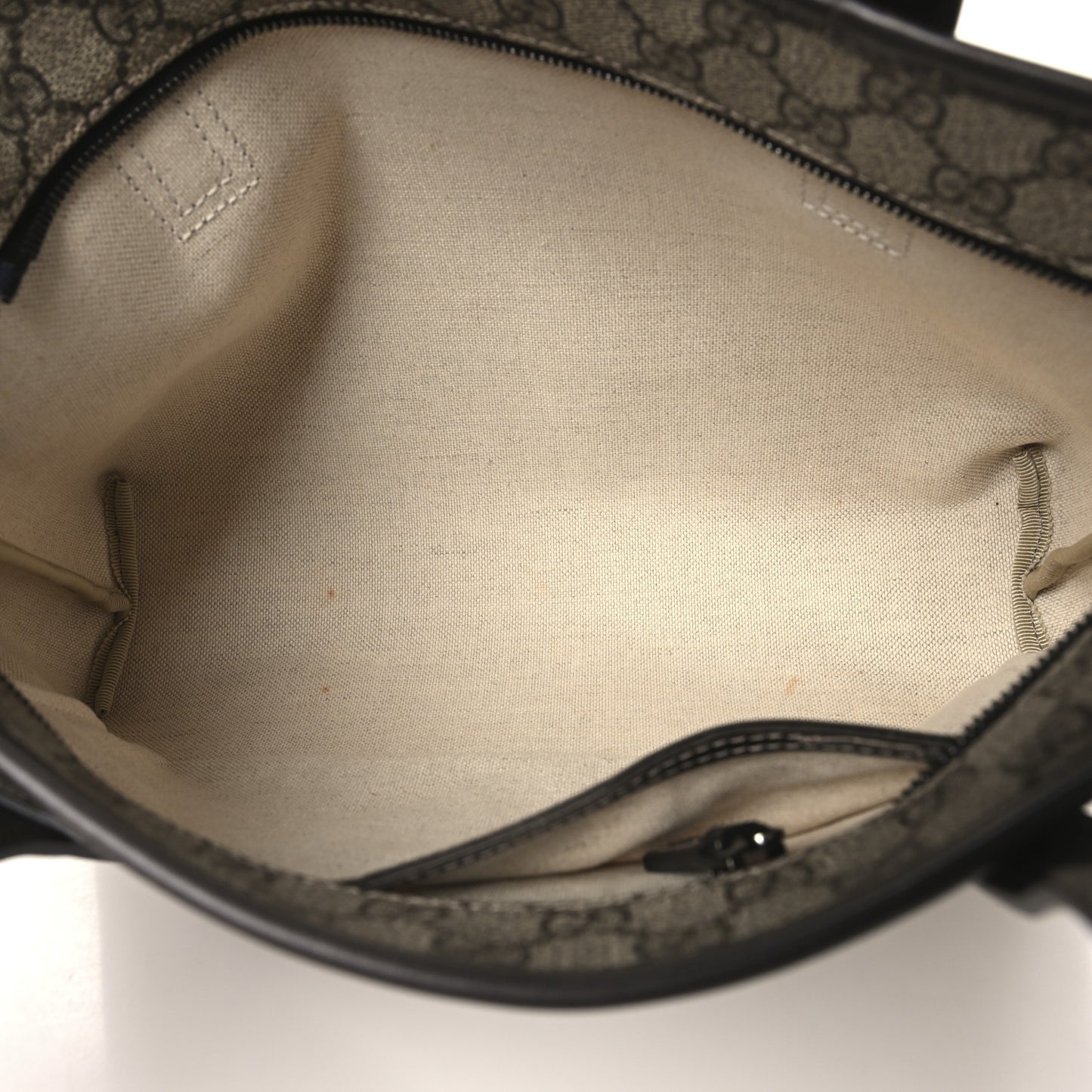 GG Supreme Monogram Small Joy Tote Dark Brown