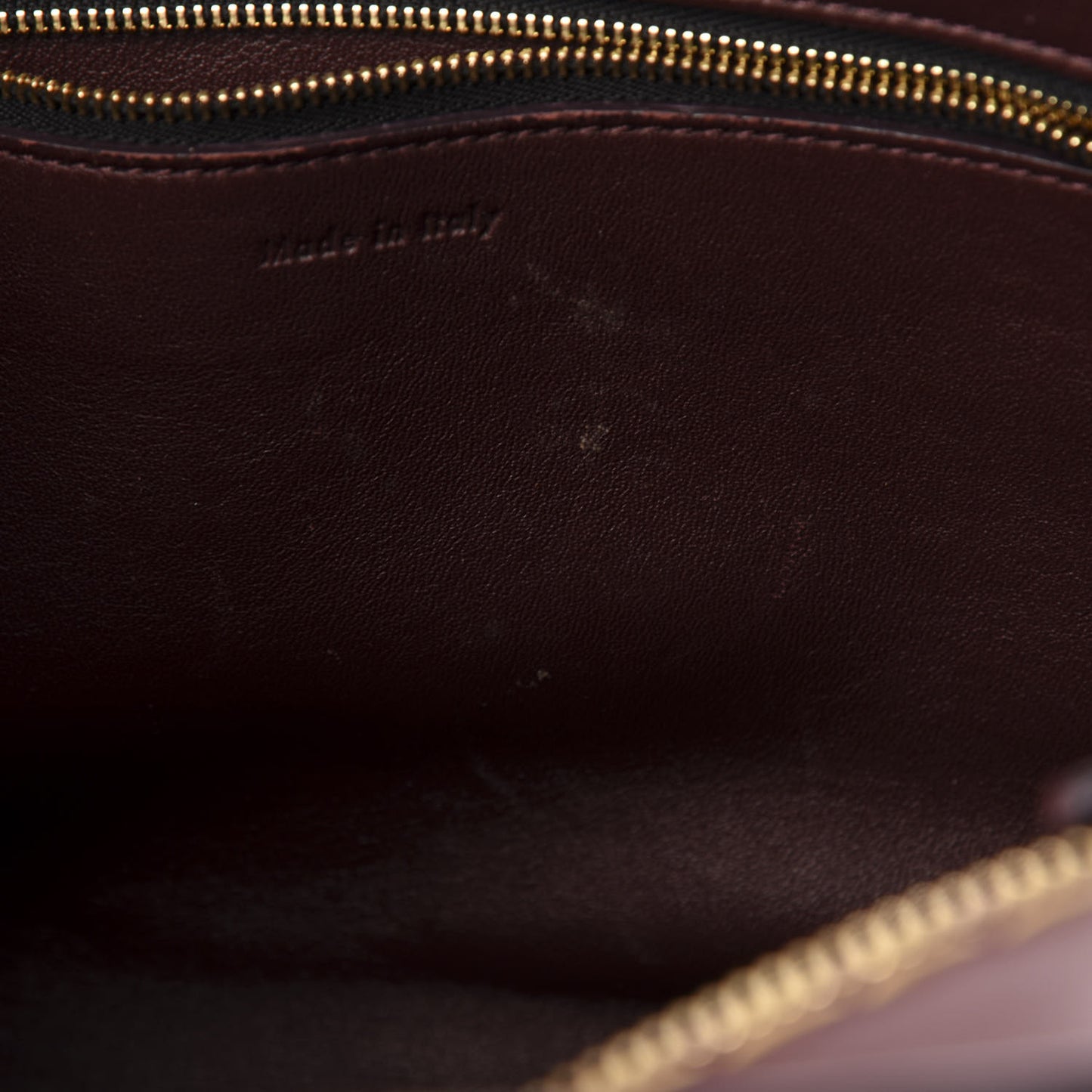 Smooth Calfskin Small Edge Shoulder Bag Burgundy